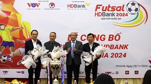 Futsal HDBank Cúp quốc gia 2024 có tổng giải thưởng hơn 400 triệu đồng